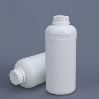 comprar 1 L de garrafa fluorada de plástico branco HDPE para embalagem de pesticidas personalizada Fabricação em linha