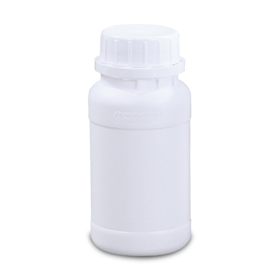 comprar 250 ml de garrafas de plástico fluorado de HDPE biodegradáveis brancas para pílulas de farmácia Fabricação em linha