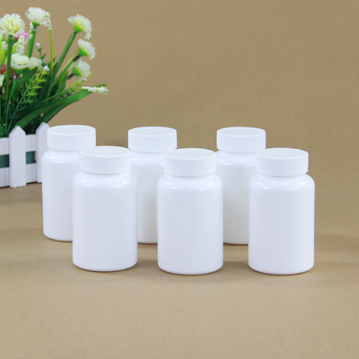 comprar Embalagem de frasco de remédio plástico vazio personalizado com tampa de parafuso com impressão na tela Fabricação em linha