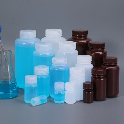 comprar Material do colarinho de PP garrafa de plástico de boca larga de 500 ml para reagente químico médico de laboratório Fabricação em linha