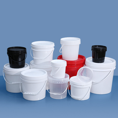 comprar 1L-50L de qualidade alimentar espessado balde de água redondo quadrado plástico com alça e tampa Fabricação em linha
