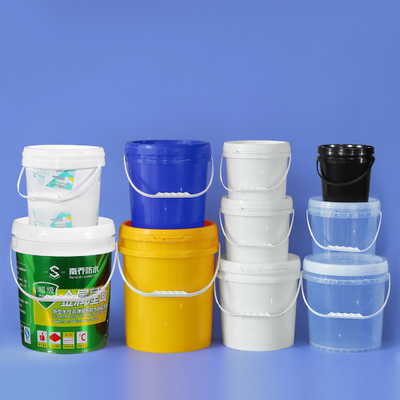 comprar 1L-50L de balde redondo espesso de PP de tinta plástica balde de pinho com tampa para tinta Fabricação em linha