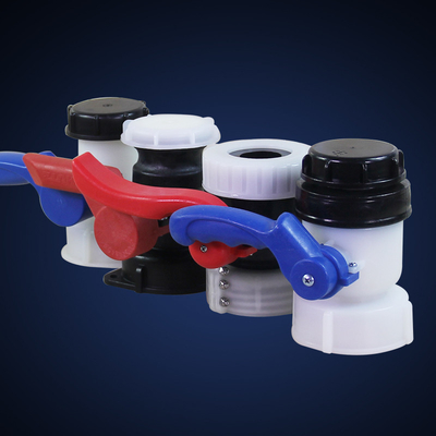 comprar Válvula de esfera de plástico DN40 DN50 DN80 IBC Container de tanque com estrutura BUTTERFLY Fabricação em linha