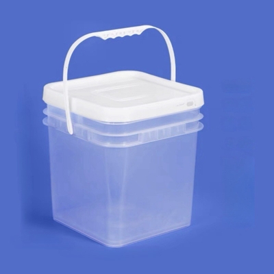 comprar Balde de pintura plástica quadrada de 10L para uso doméstico e cozinha direto Fabricação em linha