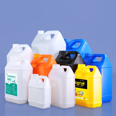 comprar 100% de material UMETASS 1 galão balde HDPE branco claro Jerry pode garrafa suporte de material PCR Fabricação em linha