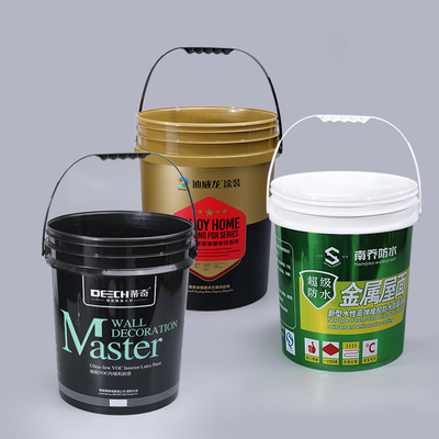 comprar 100% material à prova de vazamento, tampa e tampa para baldes de plástico de 5 litros Fabricação em linha