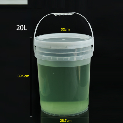 comprar Rodada 20L Garrafa 5 galões Multifuntcionais Caminhões Balde Barris de refrigeração Lime Container de plástico Fabricação em linha