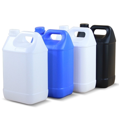 comprar Embalagem personalizada de qualidade alimentar de qualidade superior 5L de plástico Jerry pode com tampas à prova de adulteração Fabricação em linha
