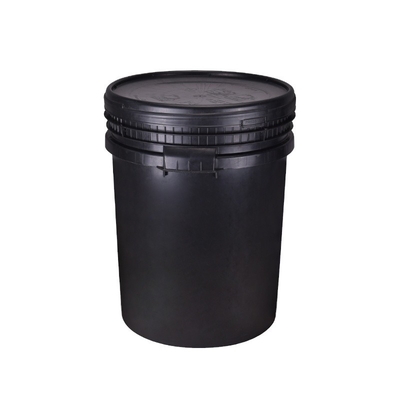 comprar Logotipo personalizado 10 galões branco preto grande balde de plástico com pintura de tampa Fabricação em linha