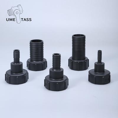comprar ODM Acessórios de válvula de plástico de cabeça redonda IBC Conector de adaptador de fio grosso Fabricação em linha
