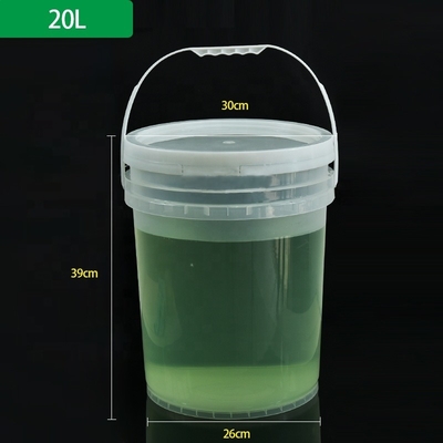 comprar Sealing Popcorn 5 Gallon Clear Water Bucket Liner Logotipo personalizado Redondo para embalagem Fabricação em linha