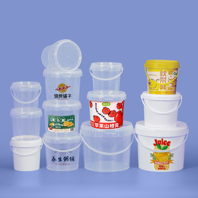 comprar Classificação Alimentar Segura 300ml Balde de Plástico com Cobertura para Chocolate Esparramento Manteiga de Amendoim Molho de Biscoitos Armazenamento Fabricação em linha