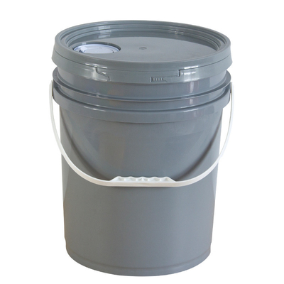 comprar 5 galões 20 litros de plástico balde de PP com cabo de tampa de cachimbo para óleo de pintura de água Fabricação em linha