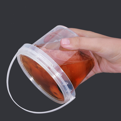 comprar 600 ml de balde de biscoito à prova de adulteração recipiente de plástico para alimentos com tampa 100% de material Fabricação em linha