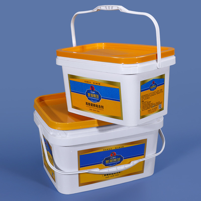 comprar Balde hermético retangular profissional com tampa de alça 3.5L 5L 6L 20L Capacidade Fabricação em linha