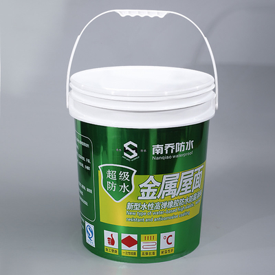 comprar Balde de tinta de plástico de 10L com alça de metal para impressão de tela de seda da indústria química Fabricação em linha