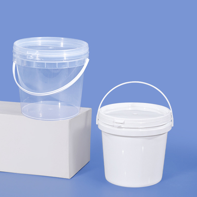 comprar UMETASS 2L Balde de plástico transparente de qualidade alimentar com tampa e alça recipiente PP à prova de vazamento Fabricação em linha