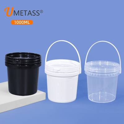 comprar Balde de plástico translúcido com tampa para embalagem recipiente de mel cremoso para Halloween Fabricação em linha