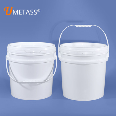 comprar Armazenamento de qualidade alimentar balde de plástico de 15L 4 galões com forma quadrada e tampa plana Fabricação em linha