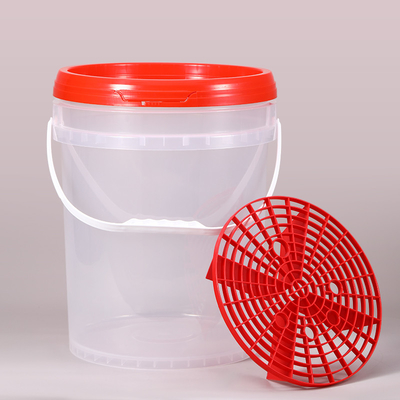 comprar Ferramenta de lavagem de carro com filtro de areia de 26 cm PP 20L 5 galões balde de plástico com tampa Gamma Fabricação em linha