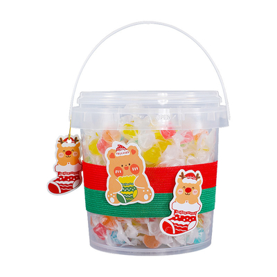 comprar Balde de armazenamento de alimentos de plástico de especificações múltiplas com tampa de anel de tração e logotipo personalizado Fabricação em linha