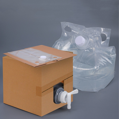comprar Caixa transparente com tampa de parafuso para sumo recipiente de embalagem de grande capacidade para vinho Fabricação em linha