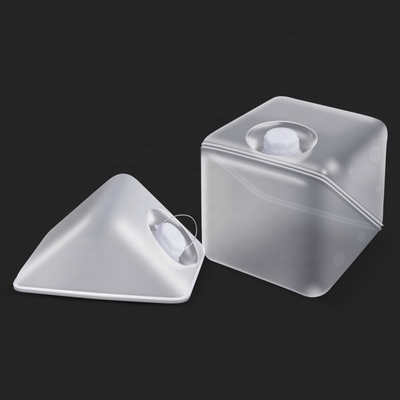 comprar Translúcido dobrável dobrável porta-água de beber quadrado 5/10/15/20L para caminhadas Fabricação em linha