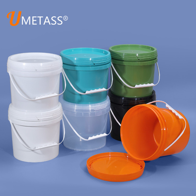 comprar Peças pesadas PP 5 galões balde transparente balde branco reforçado Foodsafe Fabricação em linha