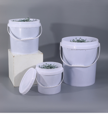comprar Capa de parafuso baldes de oferta de plástico balde de plástico 5 galões com alças ODM Fabricação em linha