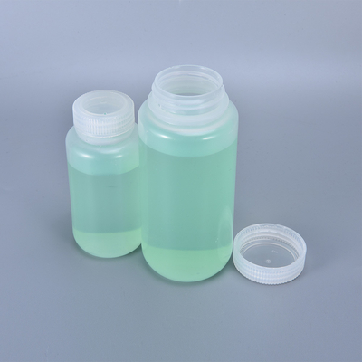 comprar OEM Reagente de pescoço largo Polipropileno PP garrafas de plástico de 125 ml de qualidade de laboratório Fabricação em linha