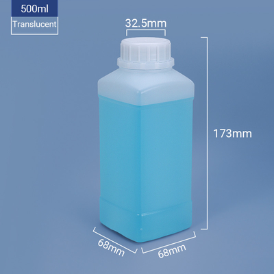 comprar Garrafa de plástico quadrada de 500 ml de longa duração, fácil de encher e despejar Fabricação em linha