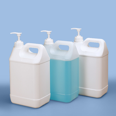comprar Container de detergente líquido de um litro 5L de plástico Jerry pode Jugs F-Style com dispensador de bomba para desinfecção de lavagem de mãos Fabricação em linha