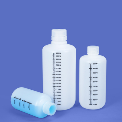 comprar Botelha de plástico de pescoço estreito com linha de balança recipiente de embalagem de líquido para medicamentos Fabricação em linha