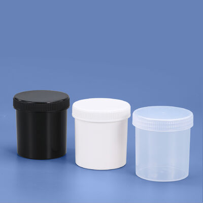 comprar 250ml Food Grade Plastic Jars White Black Transparent Small Plastic Pails Canning Fabricação em linha