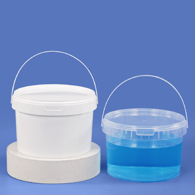 comprar 4L Transparent Airtight Food-Grade Plastic Bucket with Screw Lid for Honey/Candy Container Fabricação em linha