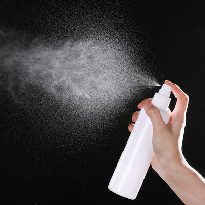 comprar Frascos de Spray Personalizados 250ml Plástico Névoa Facial Óleo Corporal Hidratante Facial Impressão de Logotipo Bomba Conveniente Pressione Frasco de Plástico Fabricação em linha