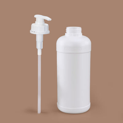 comprar 1L garrafa de bomba de plástico garrafa de HDPE para embalagem de shampoo com pulverizador de bomba para líquido Fabricação em linha