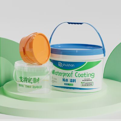 comprar Comércio por grosso 10L Oval plástico reciclável de armazenamento balde de tinta com alça e tampa Fabricação em linha