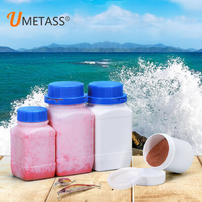 comprar Garrafa quadrada de HDPE Diâmetro largo 250ml 500ml 1L 1.5L Perfeita garrafa de isco de pesca de grande calibre Fabricação em linha