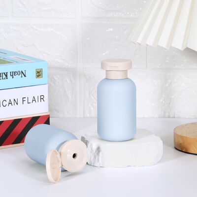 comprar Luxury Green Blue Pink 100~500ml Minisize Cosmetic Skincare Shampoo Conditioner Body Lotion Squeeze Travel Bottle with Flip Top Cap Fabricação em linha