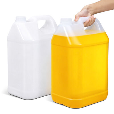 comprar 10L de plástico HDPE Jerry Can para transporte de óleo água vinho e especiarias em molde Impressão de rótulos branco preto azul translúcido plástico jarro F-estilo Fabricação em linha