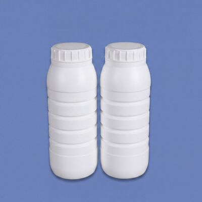 comprar Container de plástico HDPE de garrafa de alta barreira coex com tampa de parafuso de revestimento de folha de alumínio para líquidos químicos Fabricação em linha