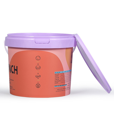 300ml-5L Container IML de capacidade personalizada para embalagens de manteiga de amendoim de boa vedação
