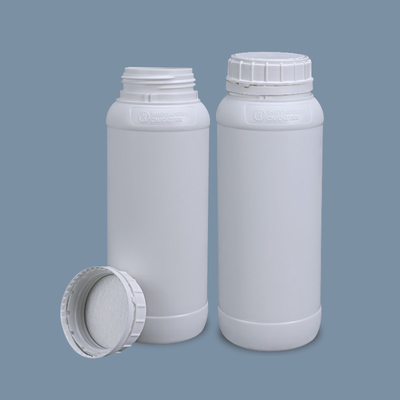 1000 ml Botões de pílulas redondas Botões de plástico fluorado recicláveis