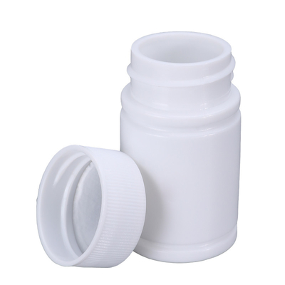 Frasco de plástico branco vazio para armazenamento de cápsulas Embalagem 20 ml por categoria alimentar