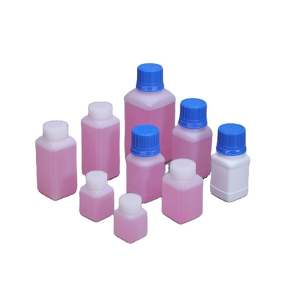 Botelhas de reagente químico de boca estreita Laboratório 16 oz 500 ml recipientes de plástico com tampas