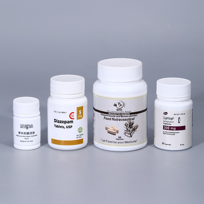 Logotipo do cliente aceitável Botão de plástico vazio de 40 ml para embalagem de medicamentos
