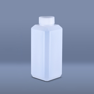 Embalagem de plástico biodegradável de 250 ml de frasco de reagente HDPE castanho escuro na indústria química