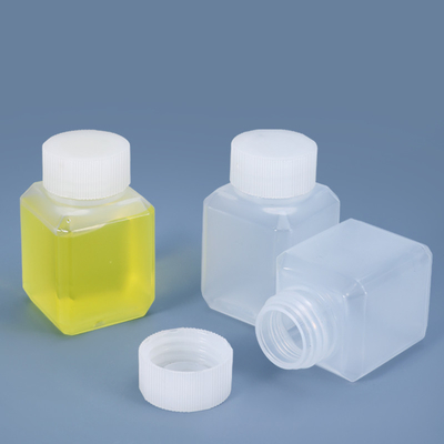 Capuz de parafuso Biológico Hdpe Botões de reagente plástico Solventes químicos 125 ml