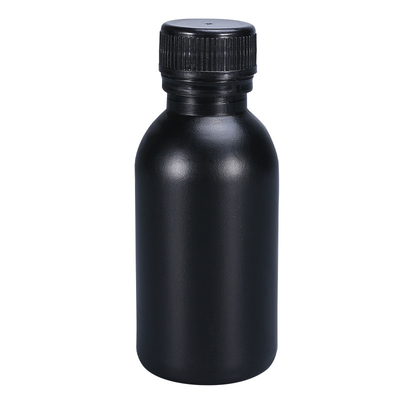 Garrafas de plástico de boca larga de 8 oz de qualidade alimentar de reator redondo de HDPE